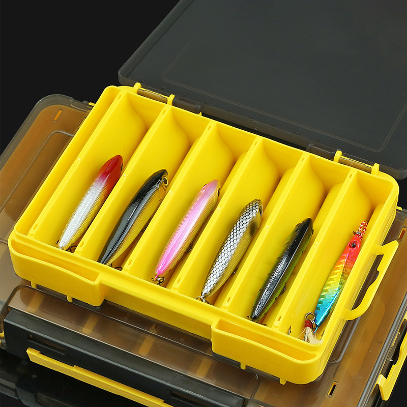 Quality Fishing Equipment - Doppelseitige Angelköderboxen mit 12 Fächern, Angelzubehör-Organizer