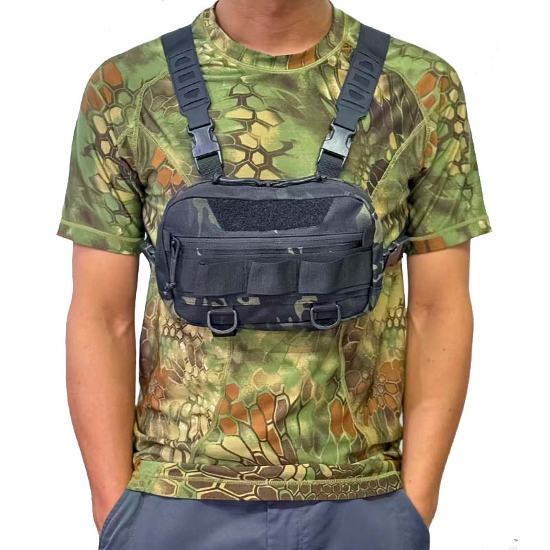 Fishing Equipment Essentials - Taktische Brusttasche für Herren, multifunktionale Angel-