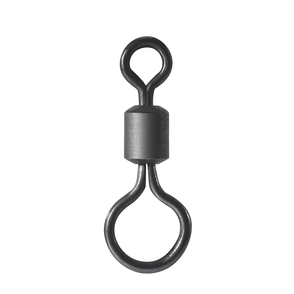 Fishing Equipment Hook - 100 Stück Karpfenangel-Wirbel mit Großem Öhr,