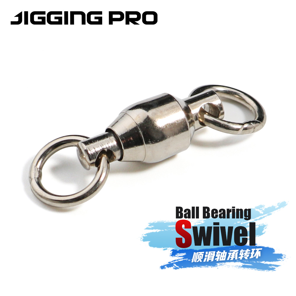 Fishing Equipment Hook - JIGGINGPRO Kugellager-Wirbel für Angelzubehör, Angelartikel, BB-Wirbel,