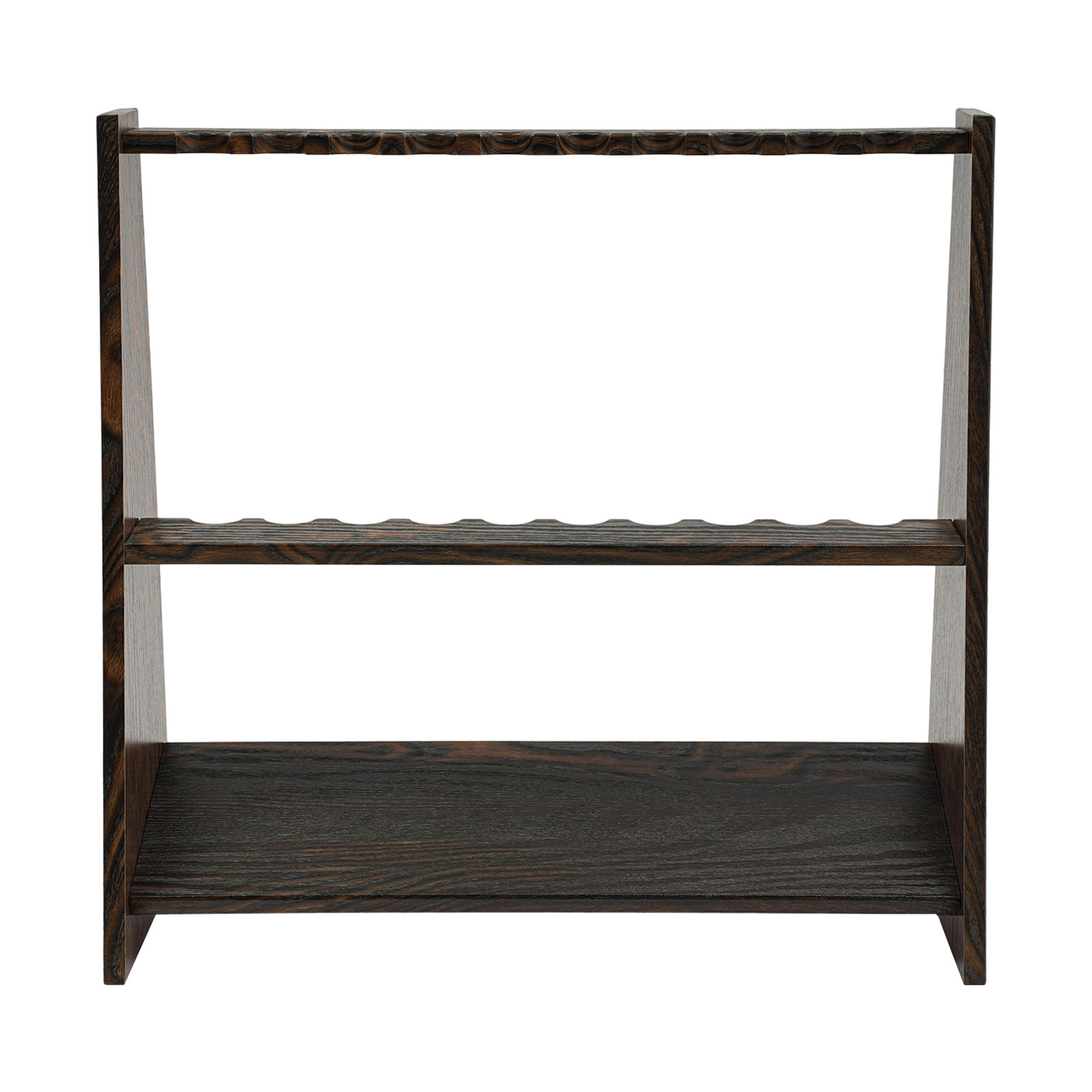 Fishing Equipment Storage - Billardqueue-Ständer, Billardqueue-Halter, Bodenständer-Organizer, 10-Loch Holzmaserung Vertikale