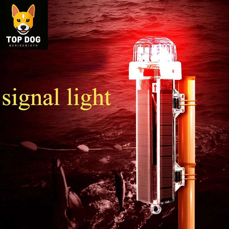 Fishing Equipment For Beginners - Hochwertiges wasserdichtes Signallicht, Fischernetzblitz, Boje-Warnlicht, Solar-Marine-Zubehör,