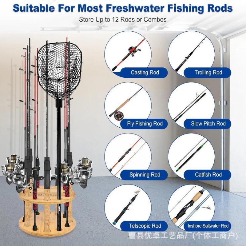 Runder Angelruten-Aufbewahrung – Fishing Equipment Storage Bewertung und Preis