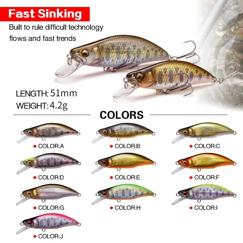 1pc Japan Design 51mm 4,2g Sin – Fishing Equipment Japan Bewertung und Preis