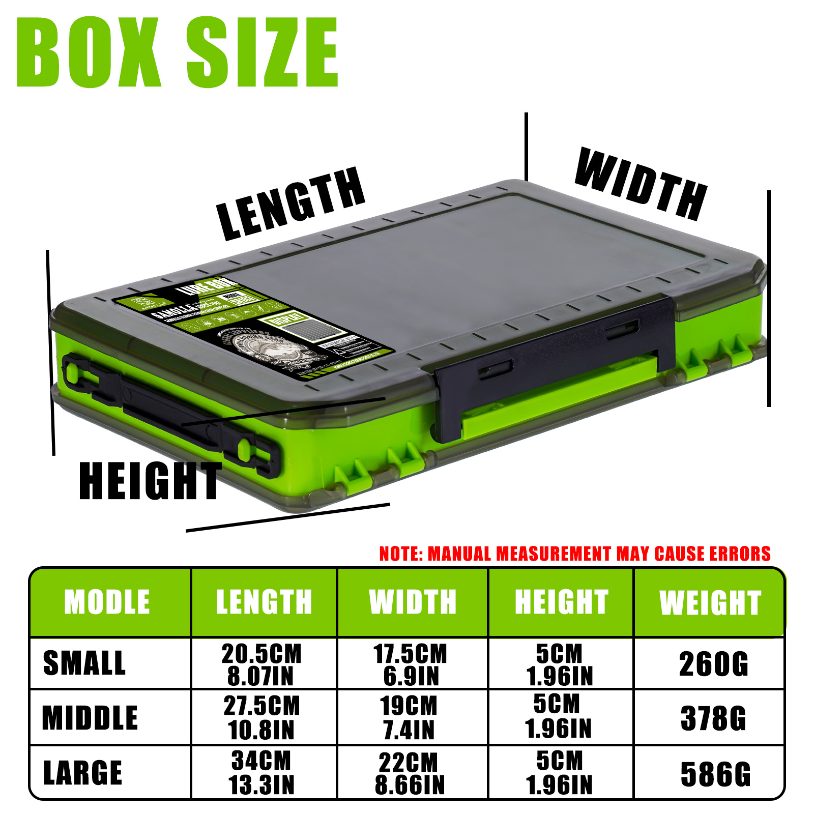 Doppelseitige Köder Köder Box  – Quality Fishing Equipment Bewertung und Preis