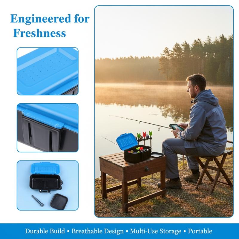 Tragbare Angelköderbox für leb – Fishing Equipment Storage Bewertung und Preis