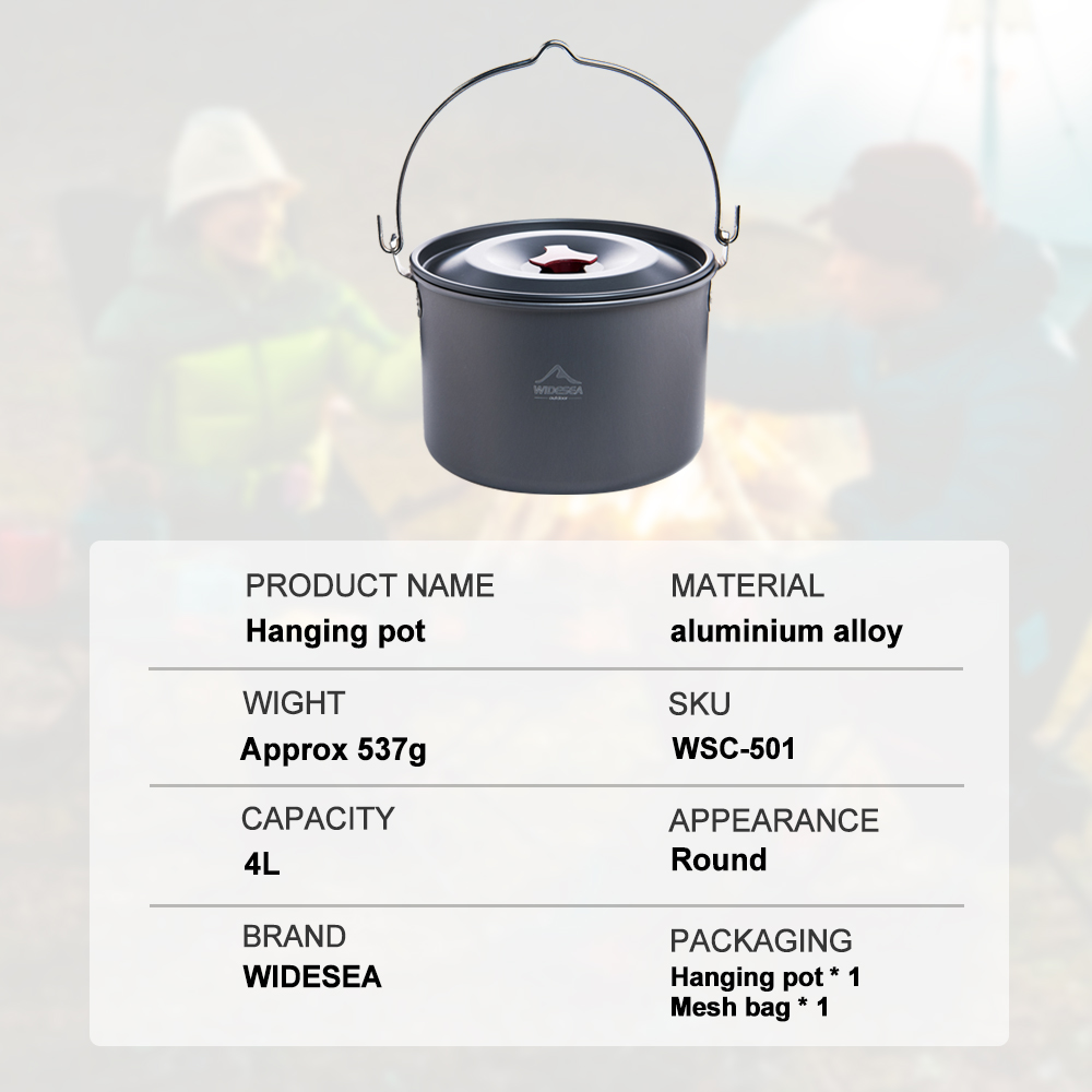 Widesea 4L Camping Hängen Topf – Fishing Equipment Kitchener Bewertung und Preis