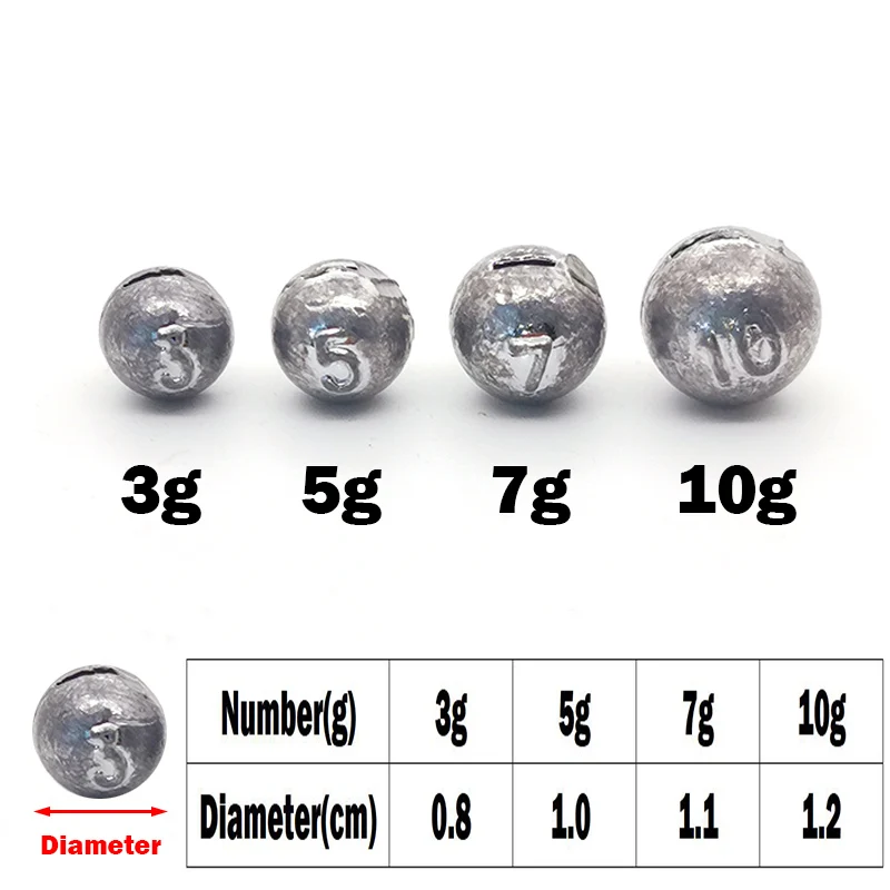 OUTKIT 10 teile/los Blei Kopf  – Fishing Equipment Hook Bewertung und Preis