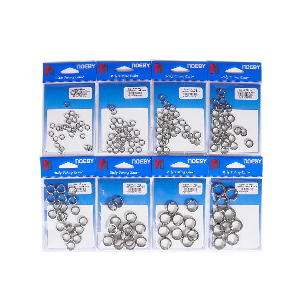 Noeby Edelstahl-Spaltringe, ro – Fishing Equipment Hook Bewertung und Preis
