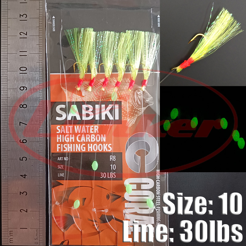 Lunker Sabiki Rig Haken leucht – Quality Fishing Equipment Bewertung und Preis